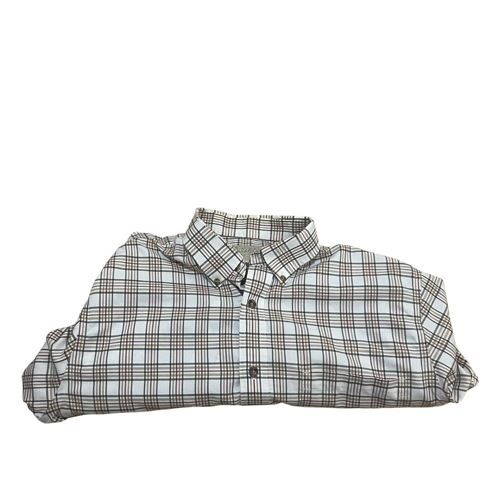 Cabela’s Outfitter Men’s Large Tall Plaid Button Down Long Sleeve Outdoor Shirt - Picture 6 of 6
